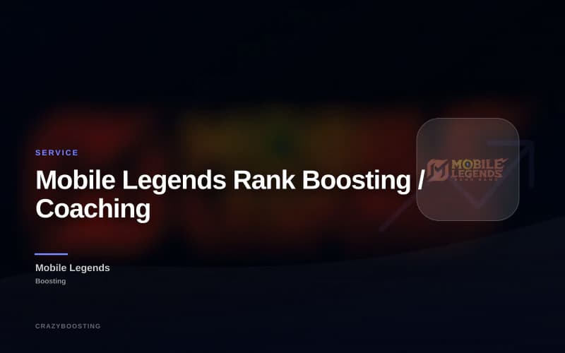 Mobile Legends Rank Boosting / Coaching