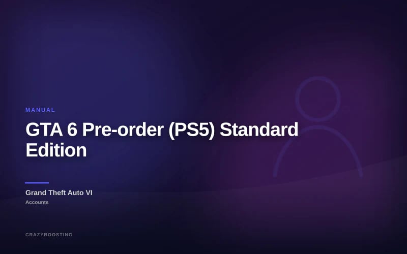 GTA 6 Pre-order (PS5) Standard Edition