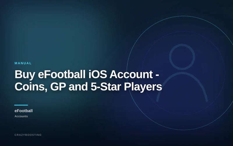 Buy eFootball iOS Account - Coins, GP and 5-Star Players